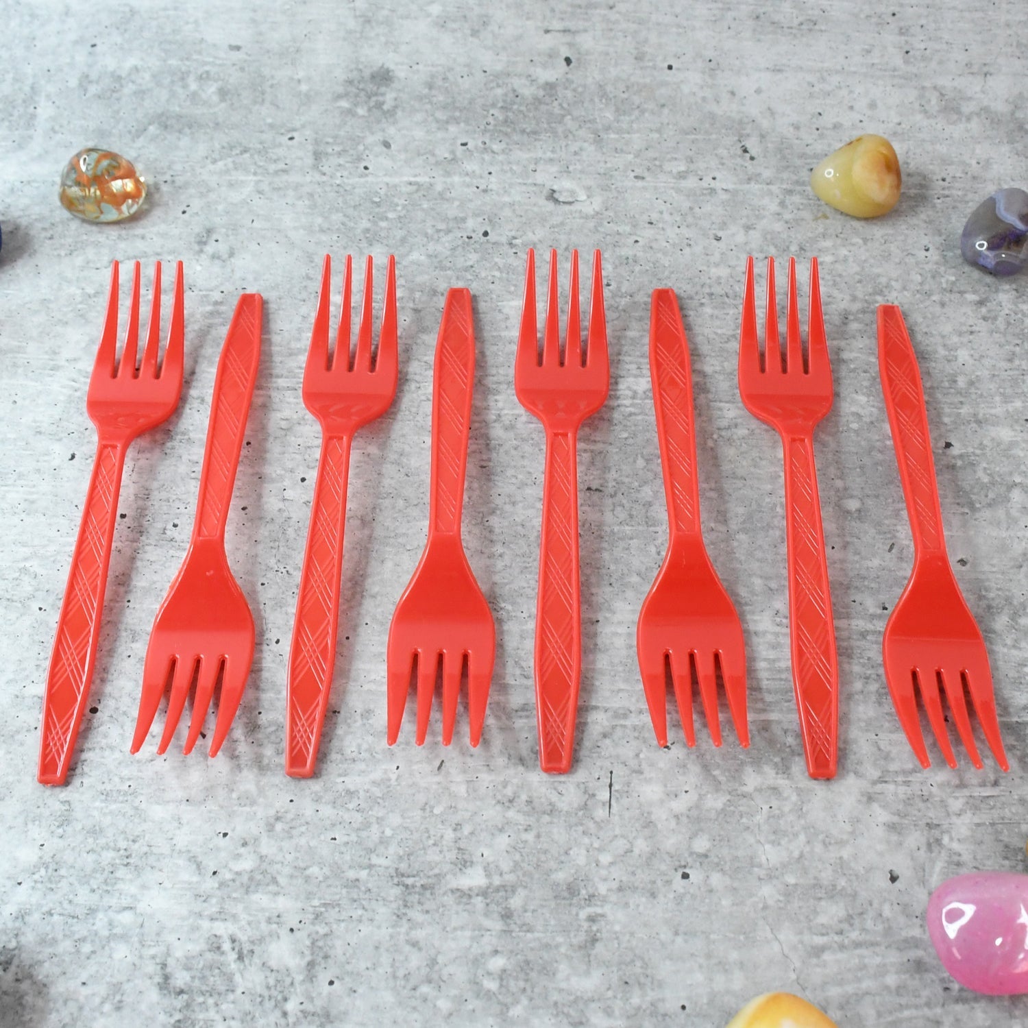 Premium Disposable Plastic Forks (8 Pc) Premium Disposable Plastic Forks (8 Pc)